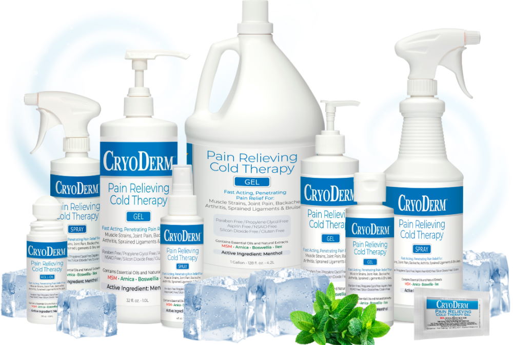 CryoDerm lineup of products